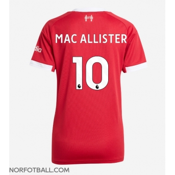 Billige Fotballdrakt Liverpool Alexis Mac Allister #10 Replika Hjemmedrakt Dame 2025-26 Kortermet